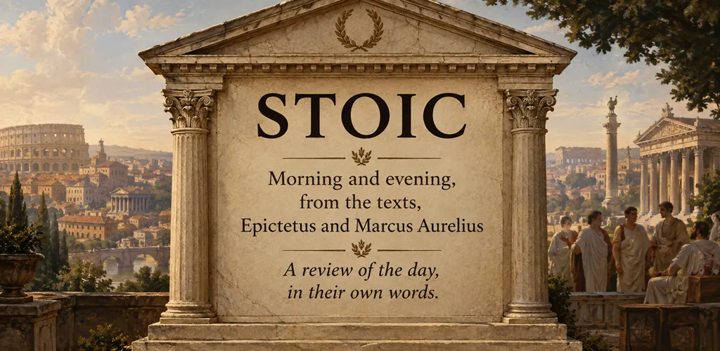 Stoic: Morning and evening, from the texts